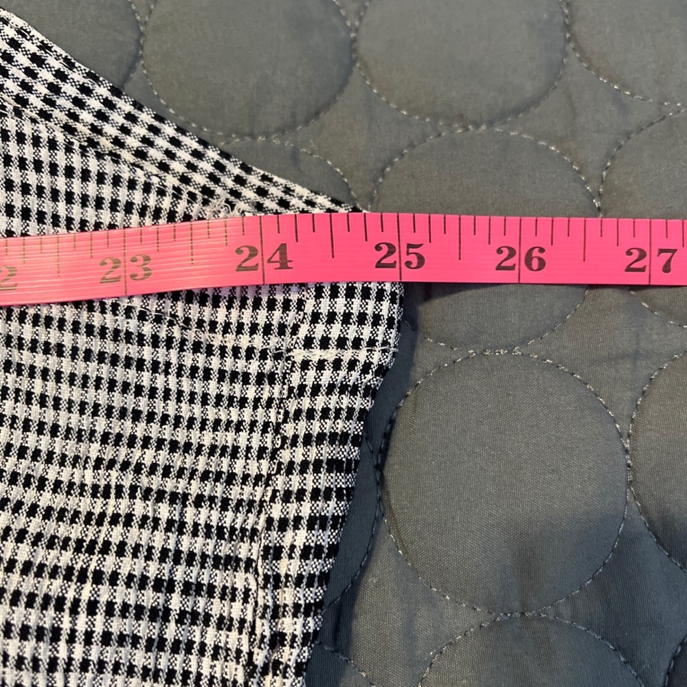 VTG Gingham Vest Westside Clothing Co Button Front Pockets Sleeveless Top Blouse - Picture 8 of 9